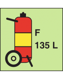 Fire extinguisher-Foam 135L Sign