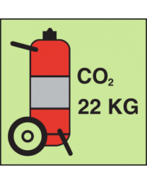 Fire extinguisher-CO2 (22KG) Sign