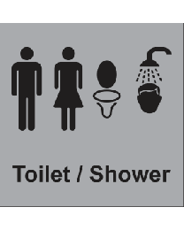 Toilet / Shower Sign