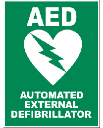 AED  Sign