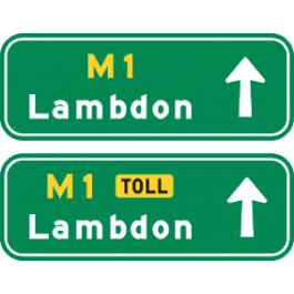 Ge2 2 Through Direction To Exit Sign Custom