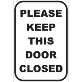 MISC46 Please Shut the Gate Sign Sticker 150mm x 200mm A5 House Dog 