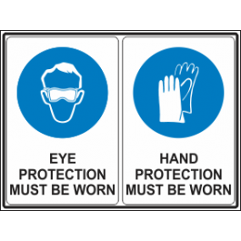 hand protection sign