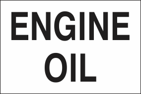 Engine deals oil sign